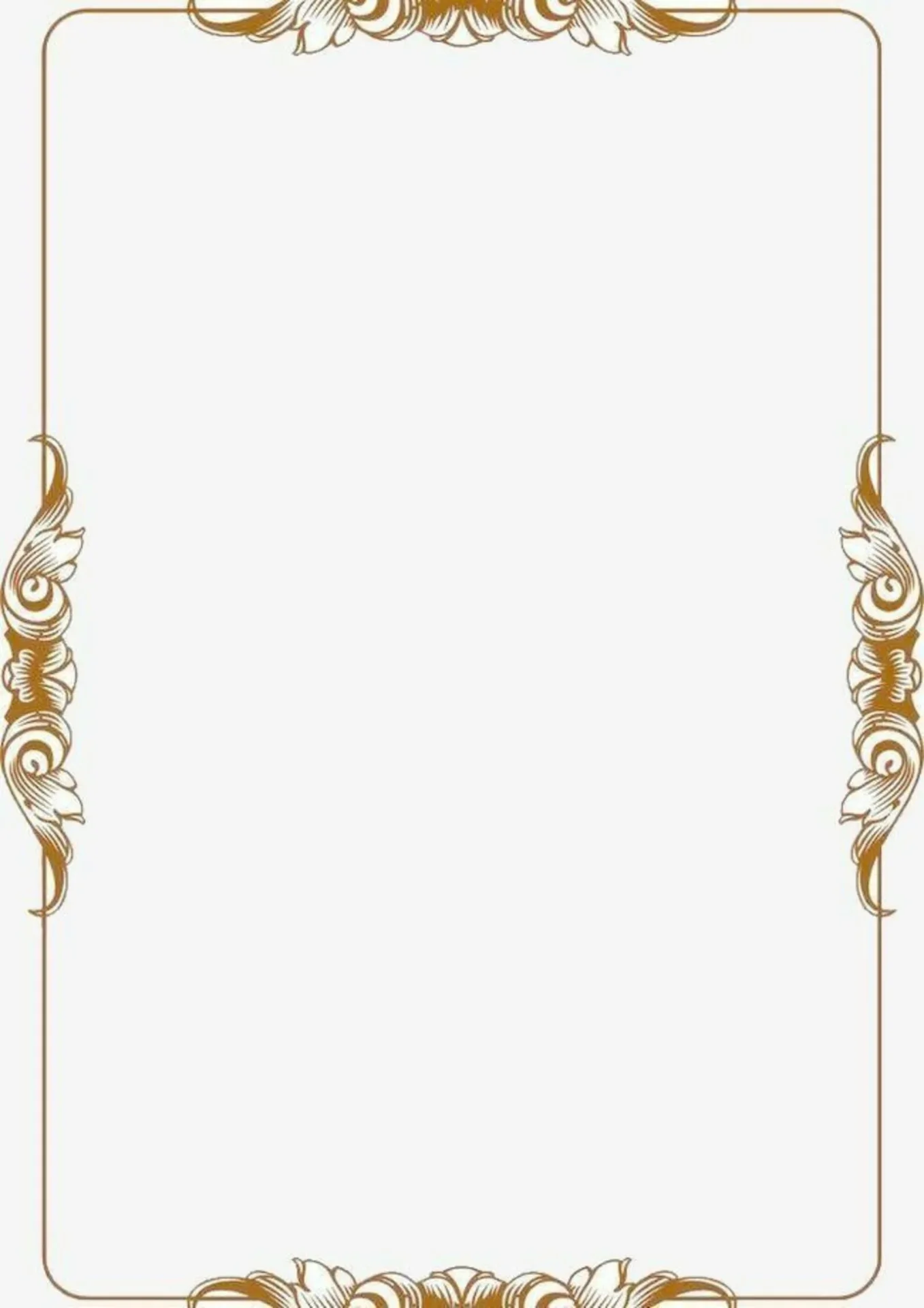 Golden Ornate Frame